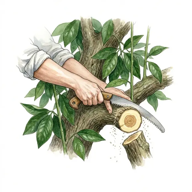 Naranjo: reposo y poda