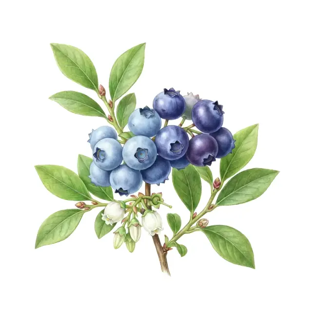 Arándano: lámina del fruto