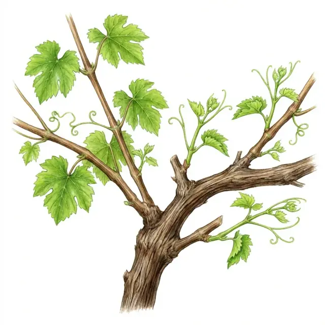 Vid: brotes laterales
