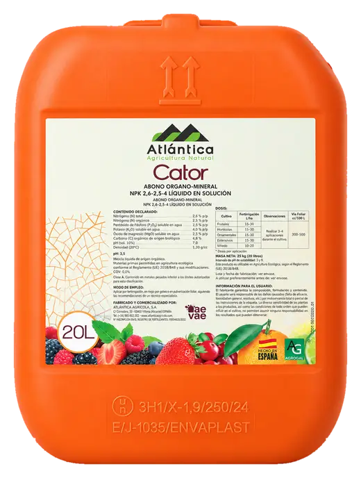 Envase de Cator