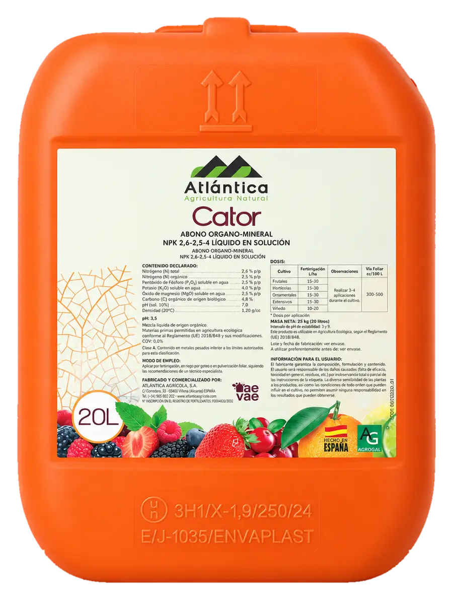 Envase de Cator