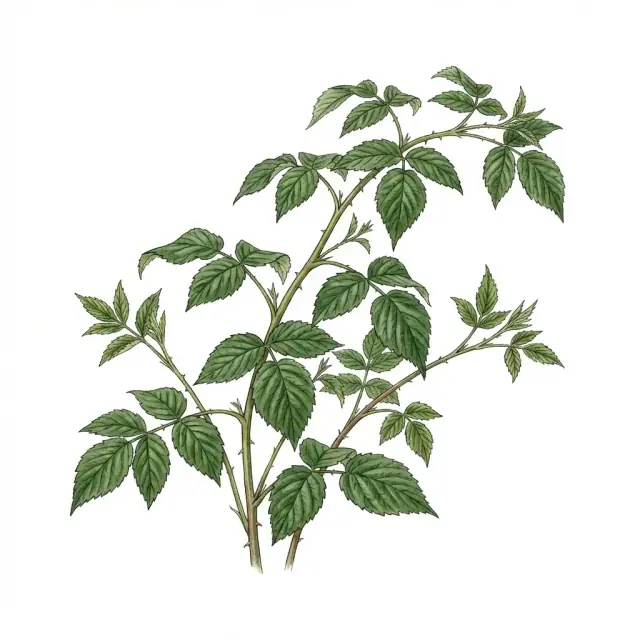 Frambuesa: desarrollo de brotes