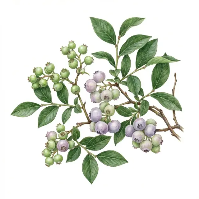 Arándano: desarrollo del fruto