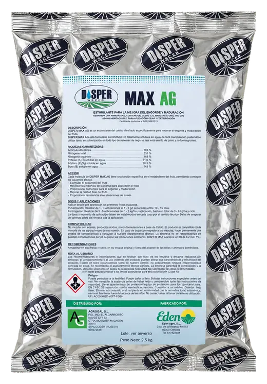 Envase de Disper Max AG