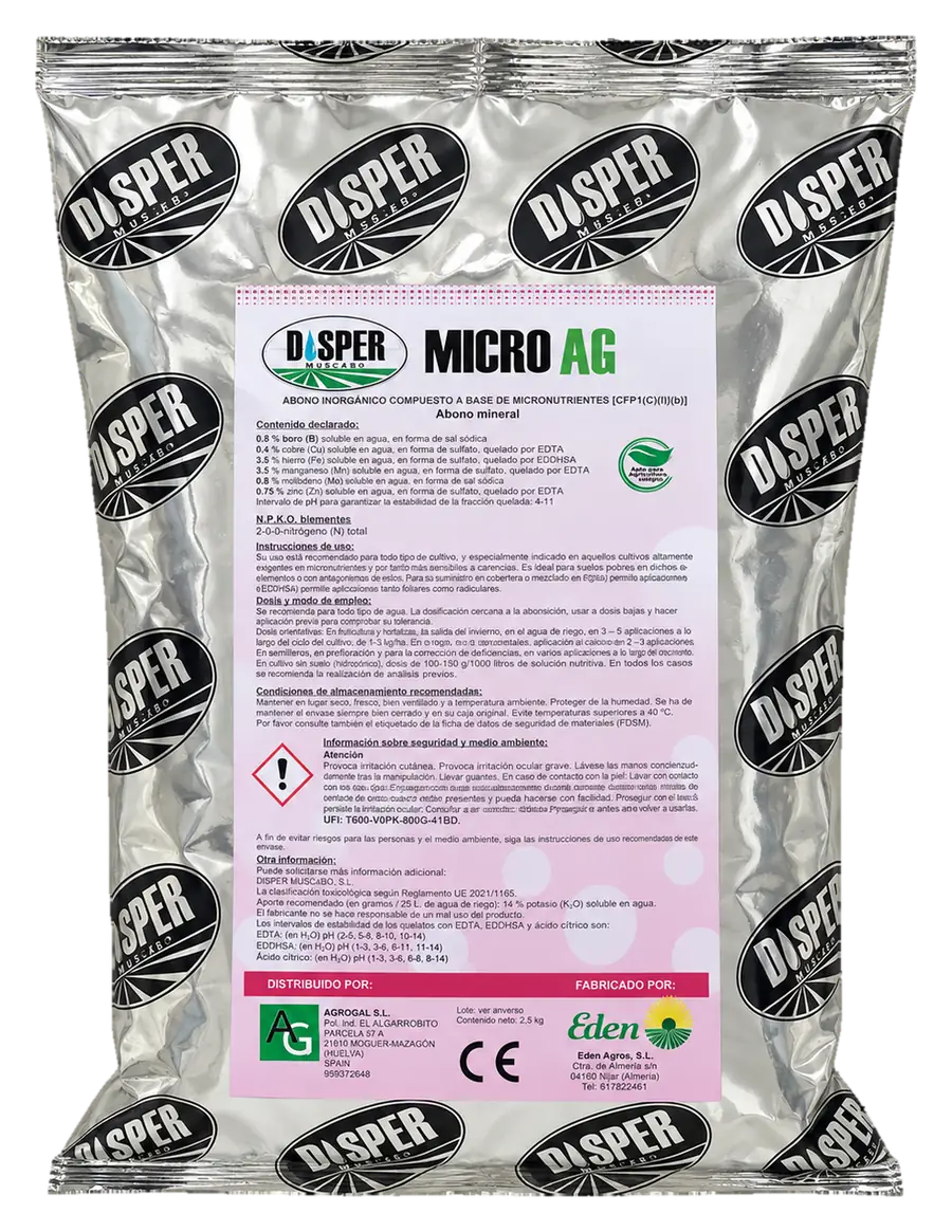 Envase de Disper Micro AG