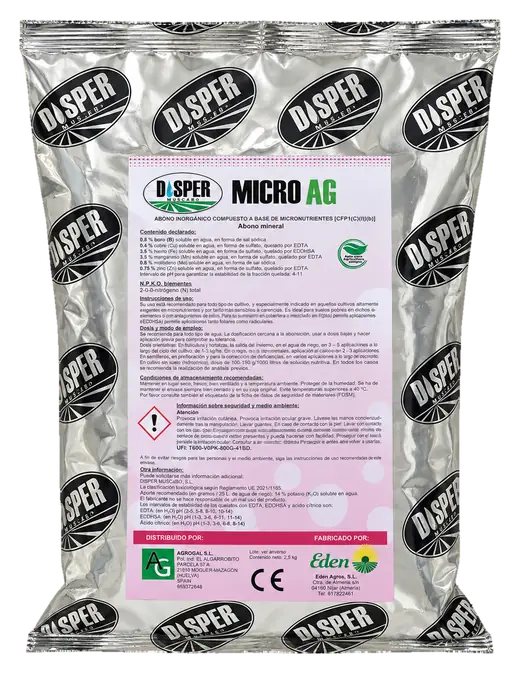 Envase de Disper Micro AG