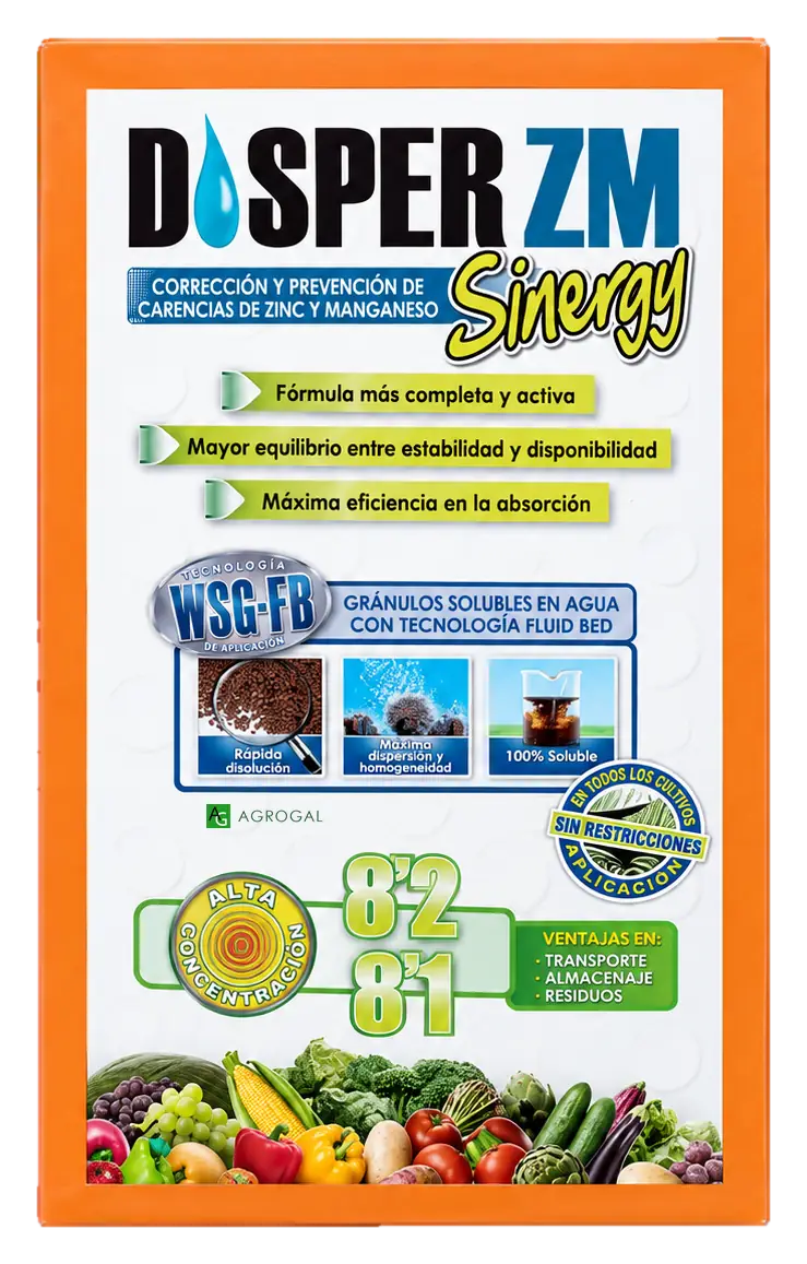 Envase de Disper ZM Sinergy
