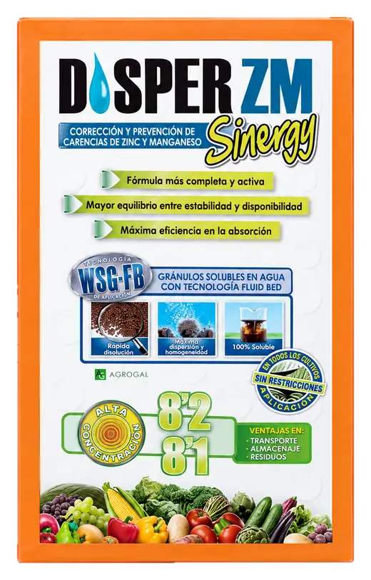 Envase de Disper ZM Sinergy