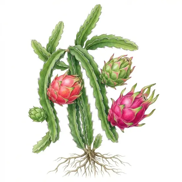 Pitahaya: engorde y maduración