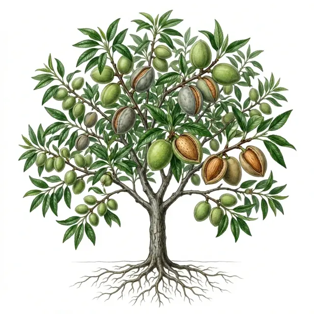 Almendro: engorde y maduración