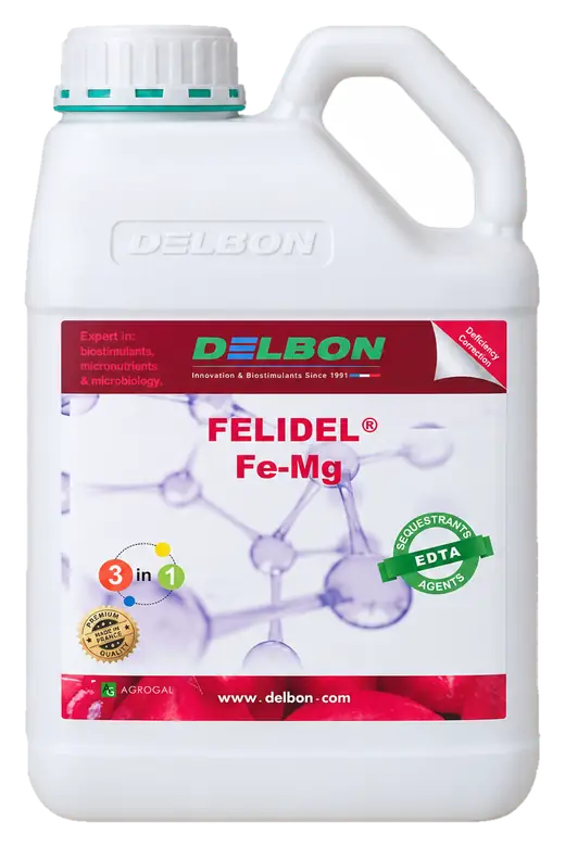 Envase de Felidel Fe-Mg