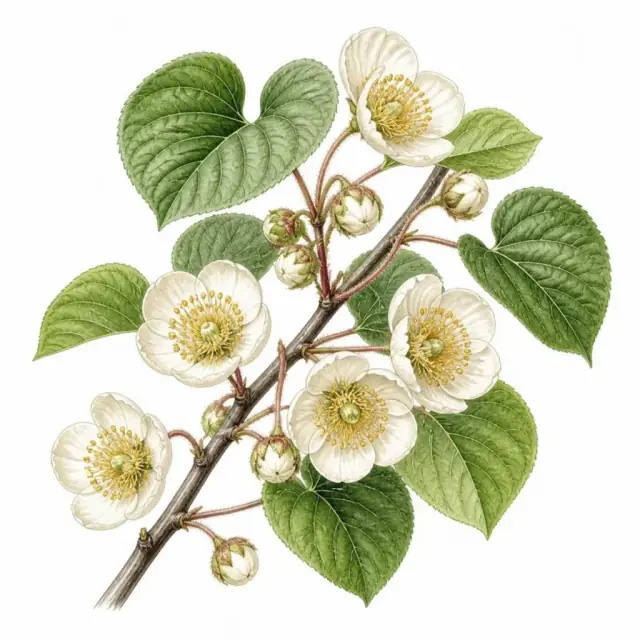 Kiwi: floración