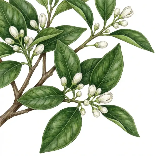 Naranjo: desarrollo de las flores
