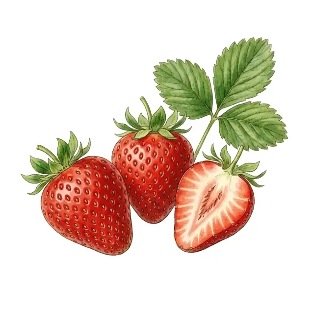 Fresa: lámina del fruto