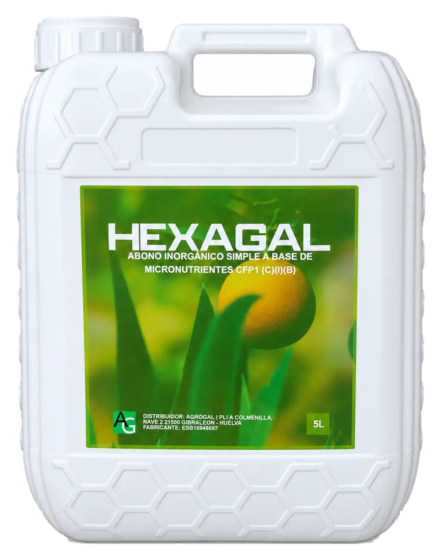 Envase de Hexagal