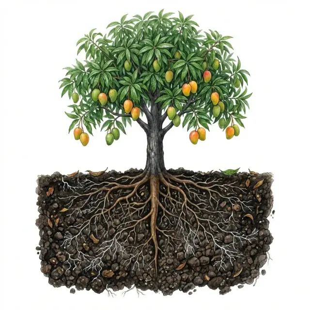 Mango: materia orgánica