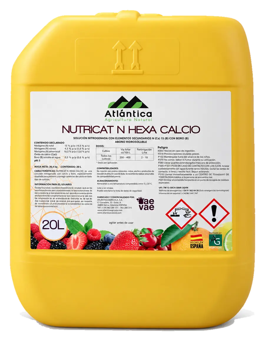 Envase de Nitro Hexa Ca