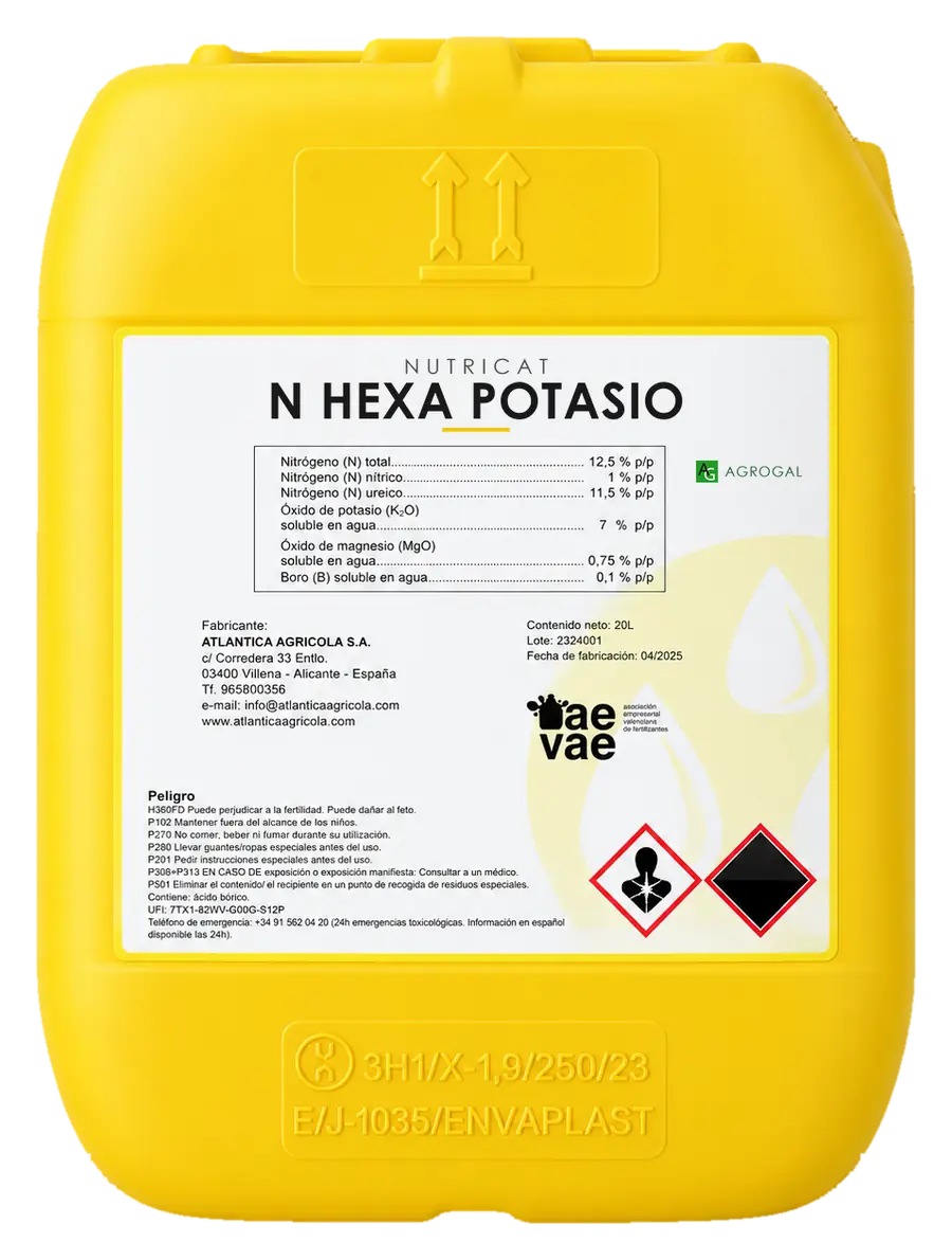 Envase de Nitro Hexa K