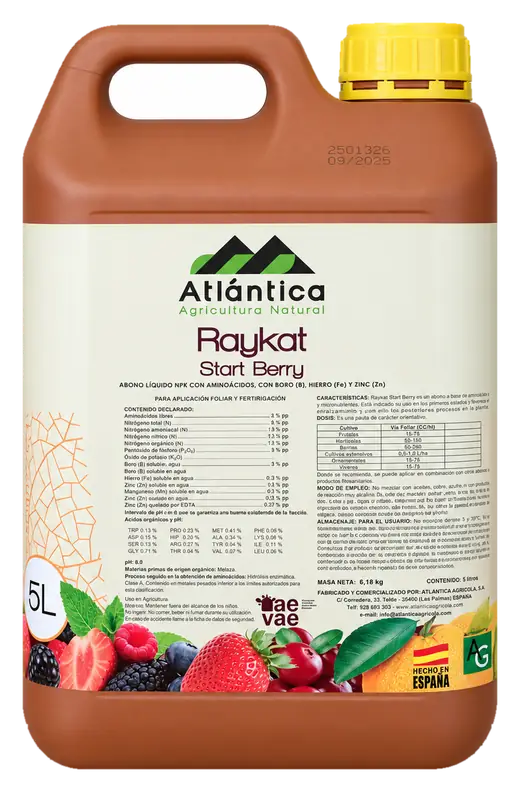 Envase de Raykat Start Berry